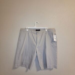 U.S. Polo Assn. Men's Shorts Size W40 Tan Button and Zip Closure 100% Cotton NWT